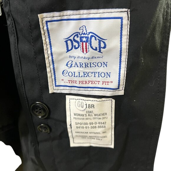 Garrison Woman's Military Army Trench Coat(NEW)With Tags Size 18R - Picture 7 of 13